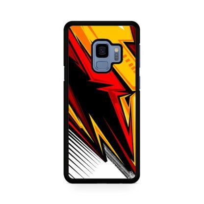 Red Yellow Blitz Pattern Samsung Galaxy S9 / S9 Plus Case