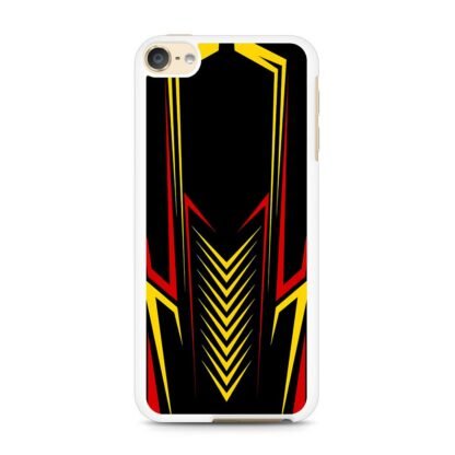 Red Yellow Drop Pattern Cover iPod Touch 6 / 7 Case - Image 2