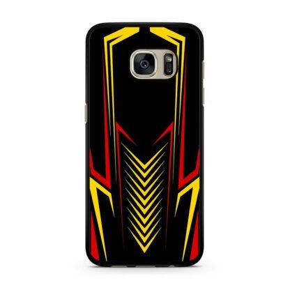 Red Yellow Drop Pattern Cover Samsung Galaxy S7 / S7 Edge Case