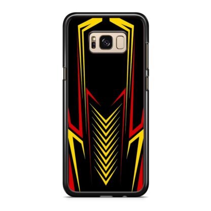 Red Yellow Drop Pattern Cover Samsung Galaxy S8 / S8 Plus Case