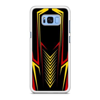 Red Yellow Drop Pattern Cover Samsung Galaxy S8 / S8 Plus Case - Image 2