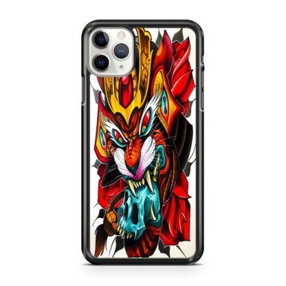 Samurai Tiger Skull iPhone 12 / 12 Pro / 12 Pro Max / 12 Mini Case