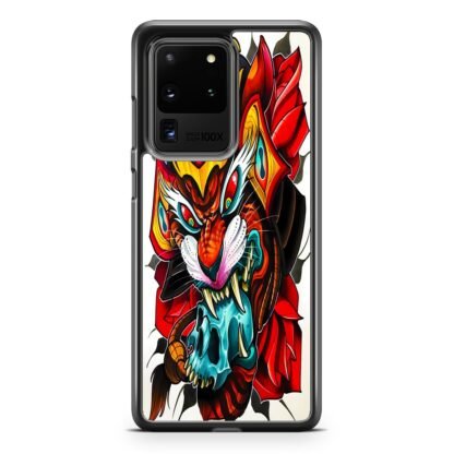 Samurai Tiger Skull Samsung Galaxy S20 / S20 Plus / S20 Ultra / S20 FE Case