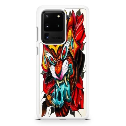 Samurai Tiger Skull Samsung Galaxy S20 / S20 Plus / S20 Ultra / S20 FE Case - Image 2