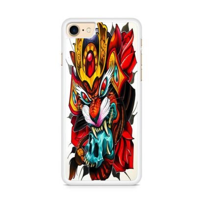 Samurai Tiger Skull iPhone 7 / 8 / SE 2020 / SE 2022 Case - Image 2