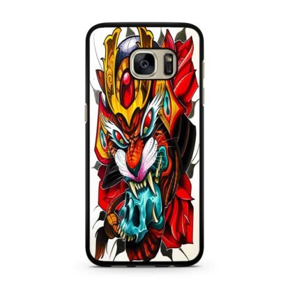 Samurai Tiger Skull Samsung Galaxy S7 / S7 Edge Case