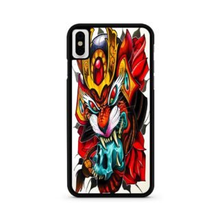 Samurai Tiger Skull iPhone X / XR / XS / XS Max Case