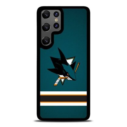 San Jose Sharks Stripe Logo Samsung Galaxy S25 / S25 Plus / S25 Ultra Case