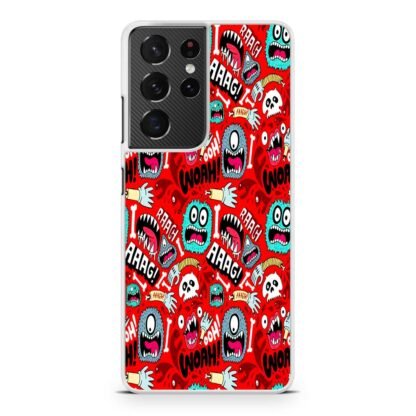 Scream Doodles Samsung Galaxy S21 / S21 Plus / S21 Ultra / S21 FE Case - Image 2