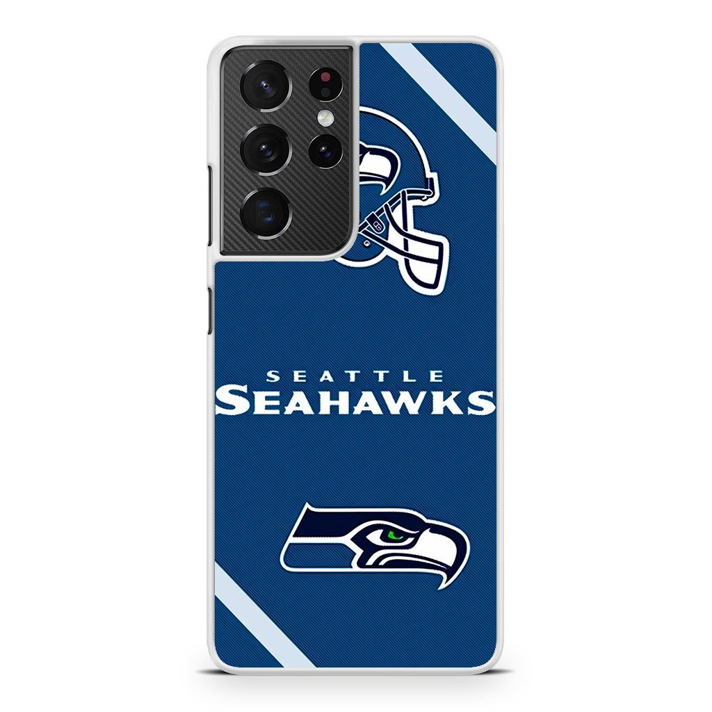 Seattle Seahawks NFL Logo Samsung Galaxy S21 / S21 Plus / S21 Ultra / S21 FE Case - Image 2