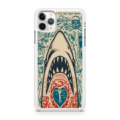Shark Amity Means Friendship Doodle iPhone 12 / 12 Pro / 12 Pro Max / 12 Mini Case - Image 2