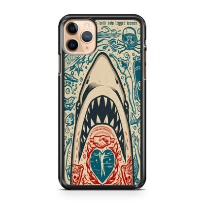 Shark Amity Means Friendship Doodle iPhone 13 / 13 Pro / 13 Pro Max / 13 Mini Case
