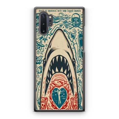 Shark Amity Means Friendship Doodle Samsung Galaxy Note 10 / Note 10 Plus Case