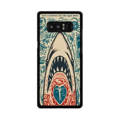Shark Amity Means Friendship Doodle Samsung Galaxy Note 8 Case