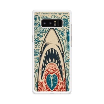 Shark Amity Means Friendship Doodle Samsung Galaxy Note 8 Case - Image 2