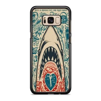 Shark Amity Means Friendship Doodle Samsung Galaxy S8 / S8 Plus Case