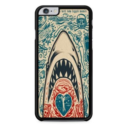 Shark Amity Means Friendship Doodle iPhone 6 / 6S / 6 Plus / 6S Plus Case