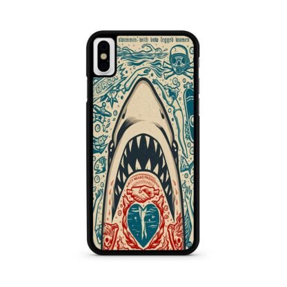 Shark Amity Means Friendship Doodle iPhone X / XR / XS / XS Max Case