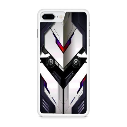 Shield Mecha White Armor Cover iPhone 7 Plus / 8 Plus Case - Image 2