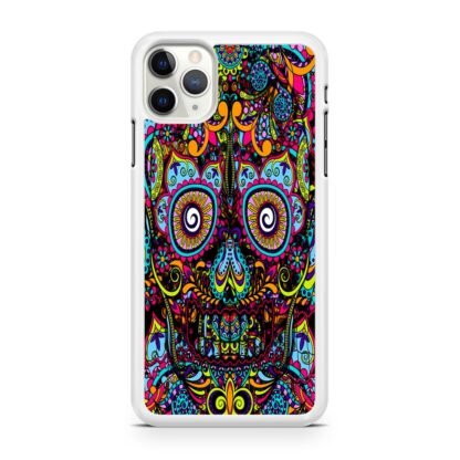 Skull Face Art iPhone 12 / 12 Pro / 12 Pro Max / 12 Mini Case - Image 2