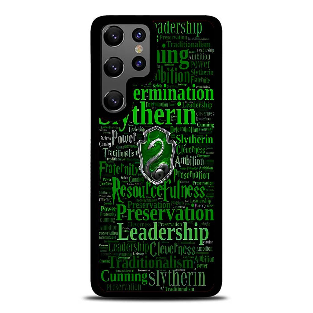 Slytherin Quote Logo Samsung Galaxy S25 / S25 Plus / S25 Ultra Case
