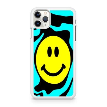 Smile Emoji Tosca Pattern iPhone 12 / 12 Pro / 12 Pro Max / 12 Mini Case - Image 2