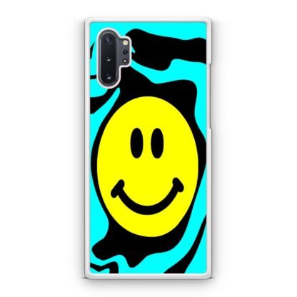 Smile Emoji Tosca Pattern Samsung Galaxy Note 10 / Note 10 Plus Case - Image 2