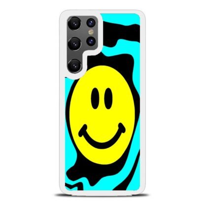 Smile Emoji Tosca Pattern Samsung Galaxy S25 / S25 Plus / S25 Ultra Case - Image 2