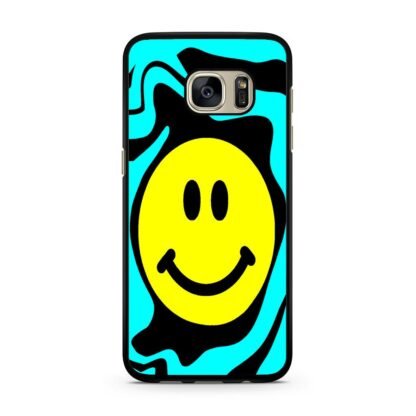 Smile Emoji Tosca Pattern Samsung Galaxy S7 / S7 Edge Case