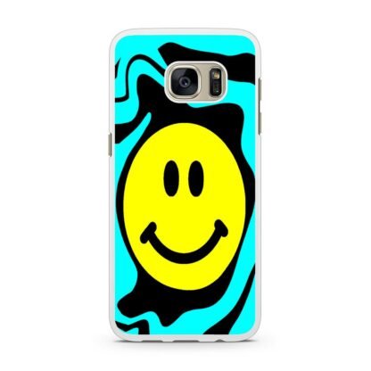 Smile Emoji Tosca Pattern Samsung Galaxy S7 / S7 Edge Case - Image 2