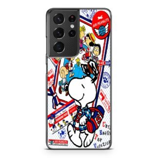 Snoopy Air Peanuts Samsung Galaxy S21 / S21 Plus / S21 Ultra / S21 FE Case