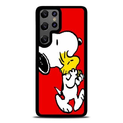 Snoopy And Woodstock Red Samsung Galaxy S25 / S25 Plus / S25 Ultra Case