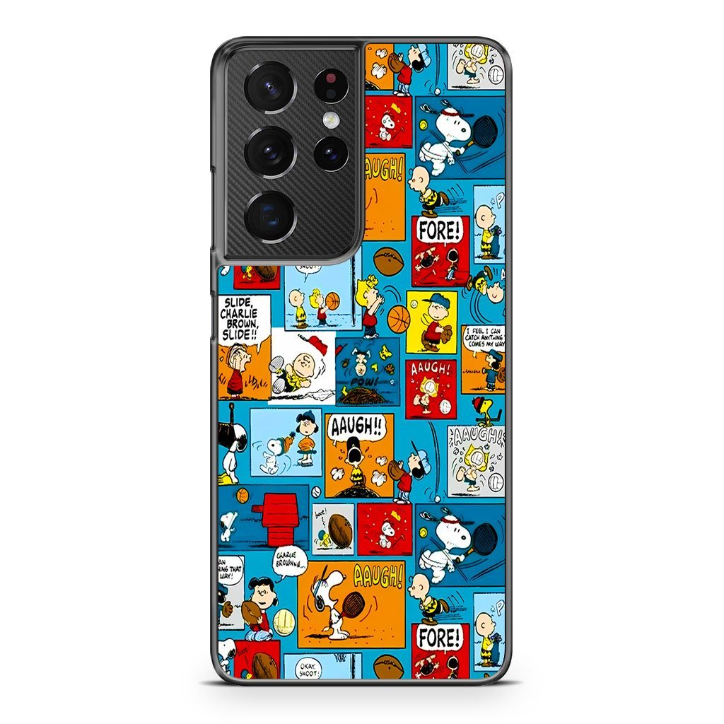 Snoopy Comic Cover Samsung Galaxy S21 / S21 Plus / S21 Ultra / S21 FE Case