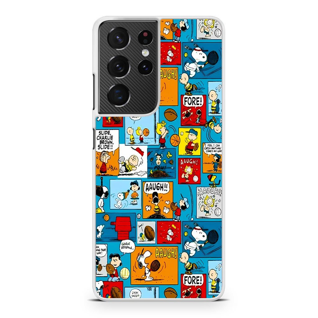 Snoopy Comic Cover Samsung Galaxy S21 / S21 Plus / S21 Ultra / S21 FE Case - Image 2
