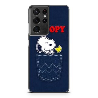Snoopy Jeans Pocket Samsung Galaxy S21 / S21 Plus / S21 Ultra / S21 FE Case