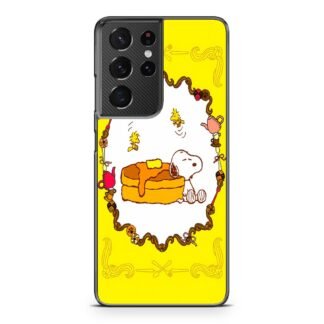 Snoopy Pancake Samsung Galaxy S21 / S21 Plus / S21 Ultra / S21 FE Case