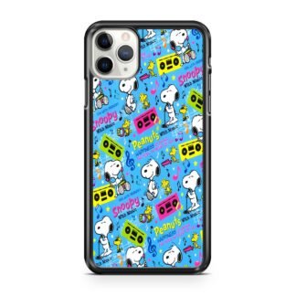 Snoopy Peanuts Music iPhone 12 / 12 Pro / 12 Pro Max / 12 Mini Case