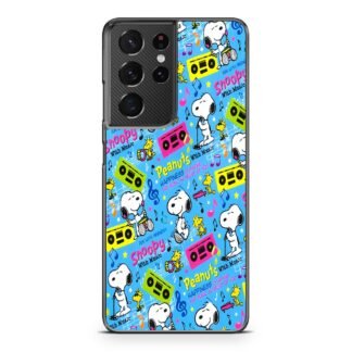 Snoopy Peanuts Music Samsung Galaxy S21 / S21 Plus / S21 Ultra / S21 FE Case