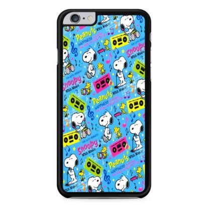 Snoopy Peanuts Music iPhone 6 / 6S / 6 Plus / 6S Plus Case
