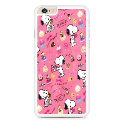 Snoopy Peanuts Pink iPhone 6 / 6S / 6 Plus / 6S Plus Case - Image 2
