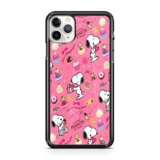 Snoopy Peanuts Pink iPhone 12 / 12 Pro / 12 Pro Max / 12 Mini Case