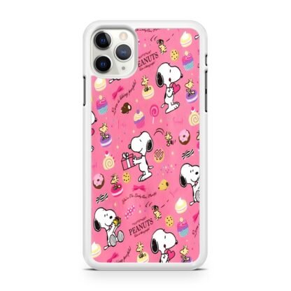 Snoopy Peanuts Pink iPhone 12 / 12 Pro / 12 Pro Max / 12 Mini Case - Image 2