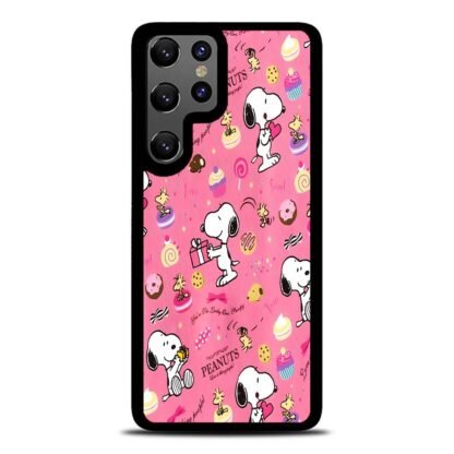 Snoopy Peanuts Pink Samsung Galaxy S25 / S25 Plus / S25 Ultra Case