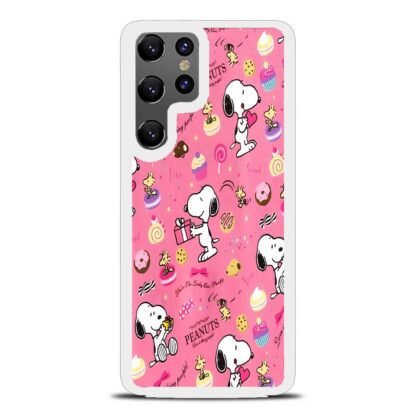 Snoopy Peanuts Pink Samsung Galaxy S25 / S25 Plus / S25 Ultra Case - Image 2