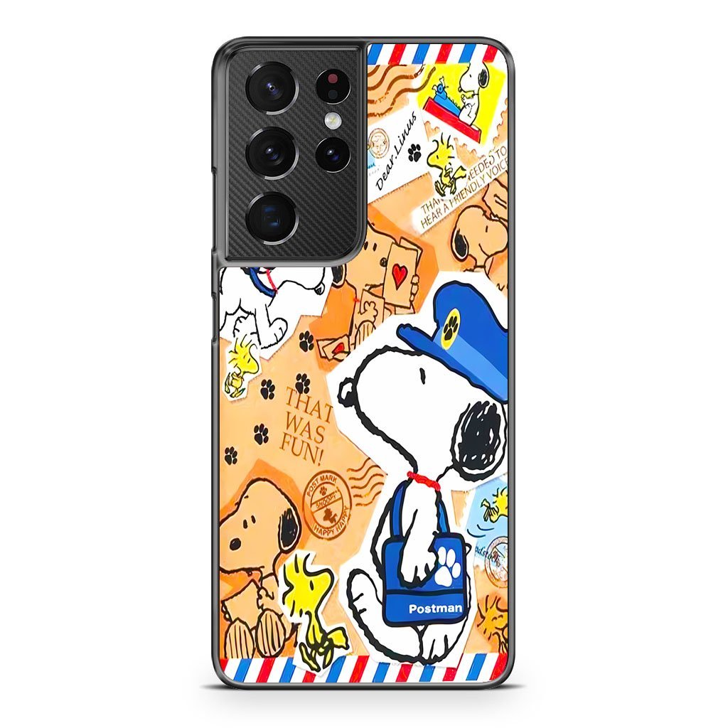 Snoopy Postman Samsung Galaxy S21 / S21 Plus / S21 Ultra / S21 FE Case