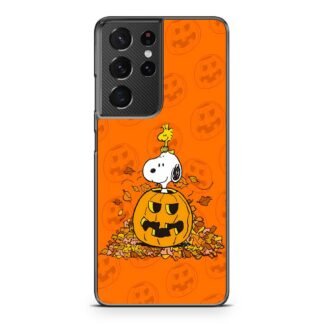 Snoopy Pumpkin Helloween Samsung Galaxy S21 / S21 Plus / S21 Ultra / S21 FE Case