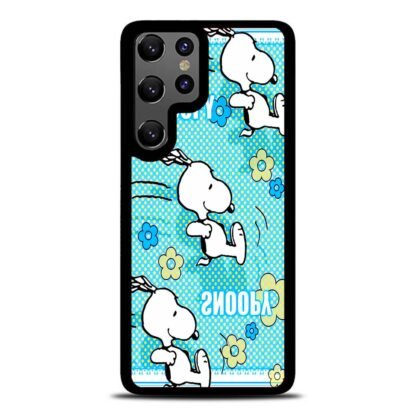 Snoopy Sliding Sky Blue Samsung Galaxy S25 / S25 Plus / S25 Ultra Case