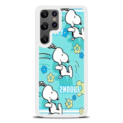 Snoopy Sliding Sky Blue Samsung Galaxy S25 / S25 Plus / S25 Ultra Case - Image 2