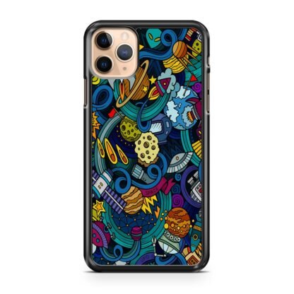Space Planet Doodle iPhone 13 / 13 Pro / 13 Pro Max / 13 Mini Case