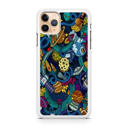 Space Planet Doodle iPhone 13 / 13 Pro / 13 Pro Max / 13 Mini Case - Image 2